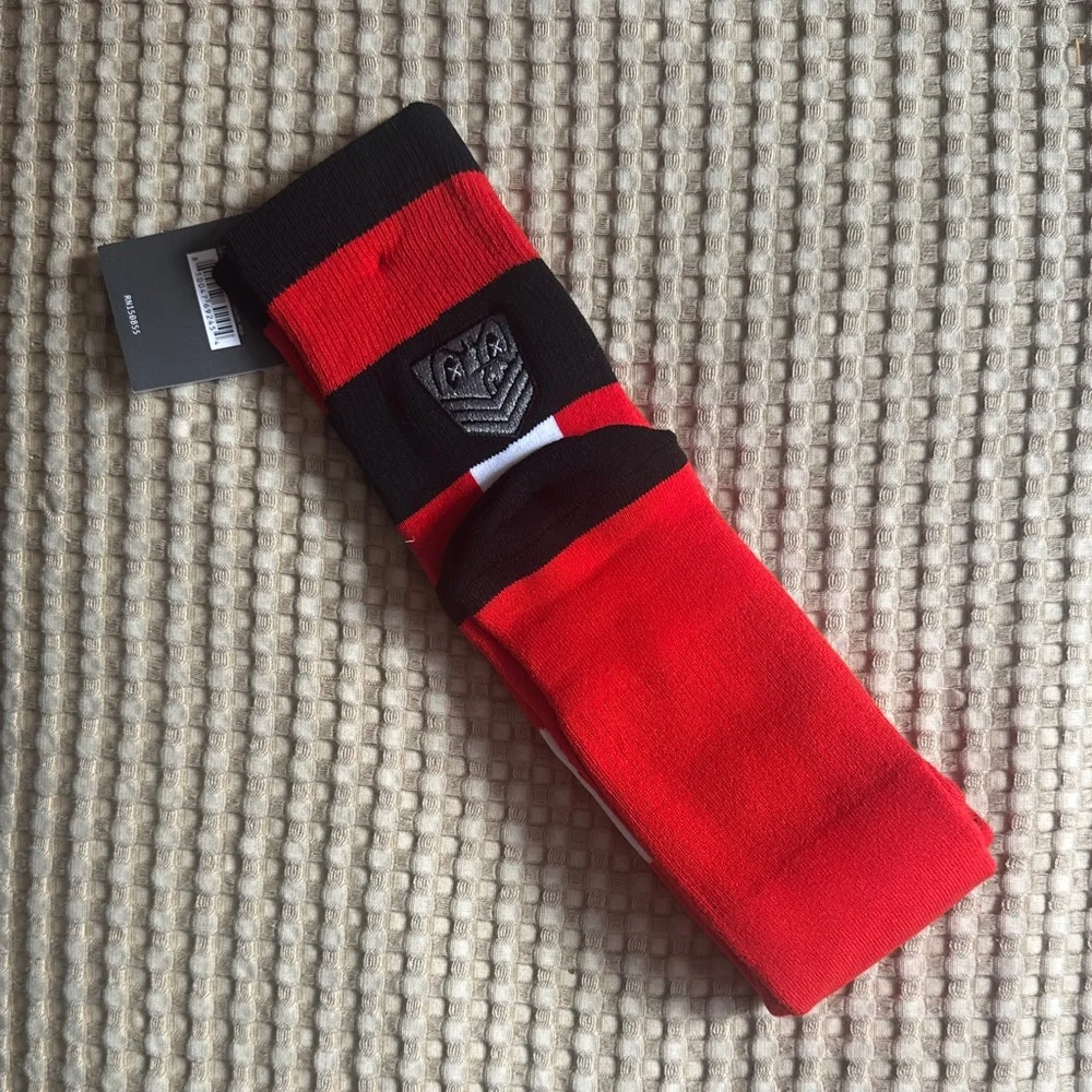 Fort Troff F*** Me Red and Black Graphic Socks